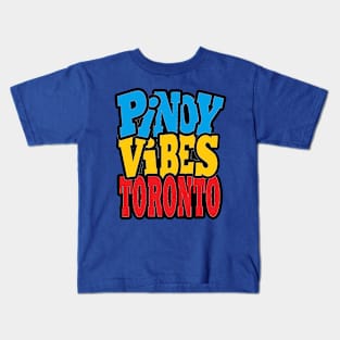 Pinoy Vibes Toronto Original Logo Kids T-Shirt